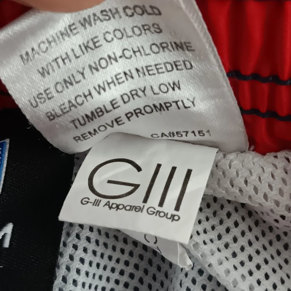 NFL New England Patriots G III Apparel Men's Board Shorts Navy Red Logo Size‎ L - Picture 7 of 8